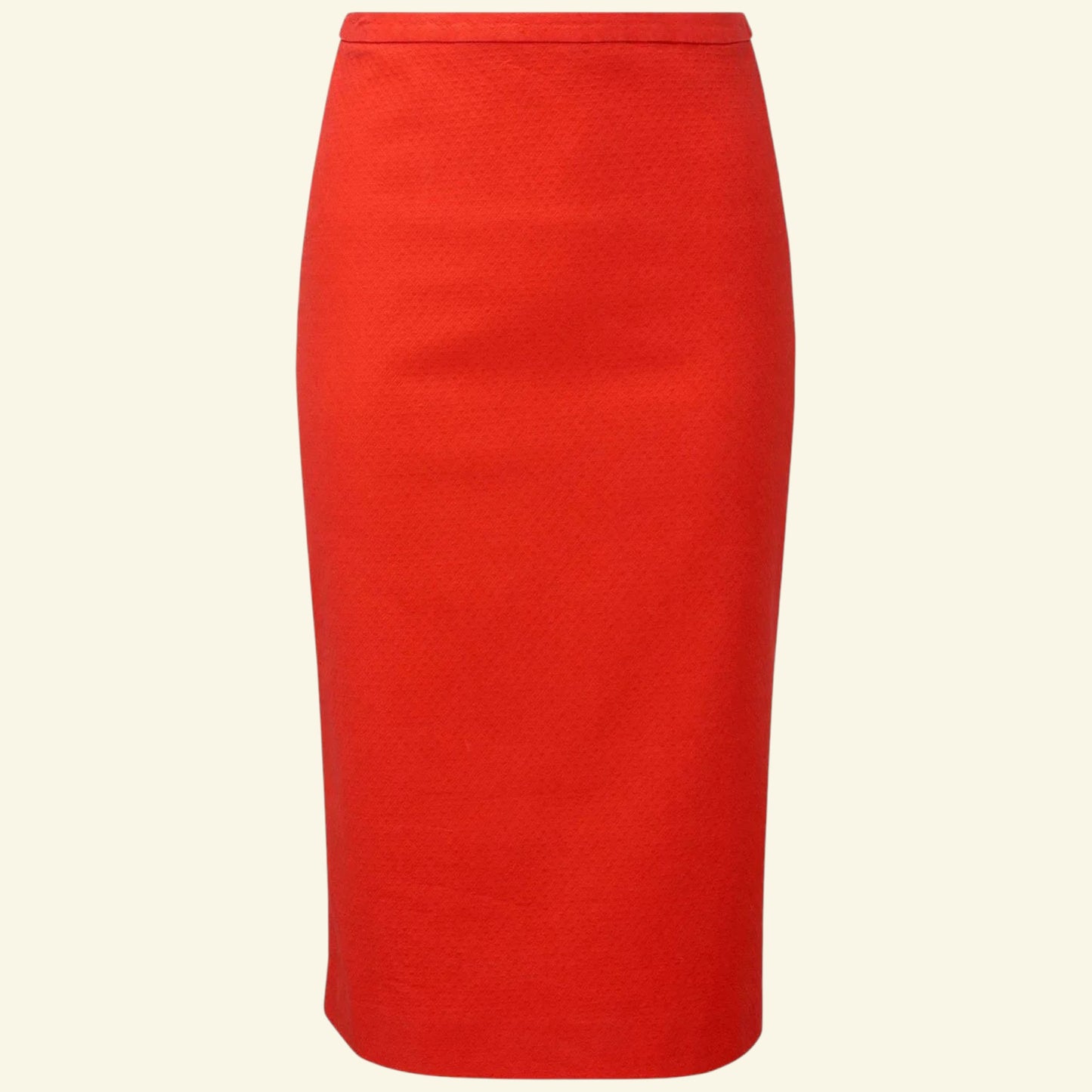 Pure Collection Tomato Red Belford Pencil Skirt UK 20 US 16 EU 48 - Timelessfashions