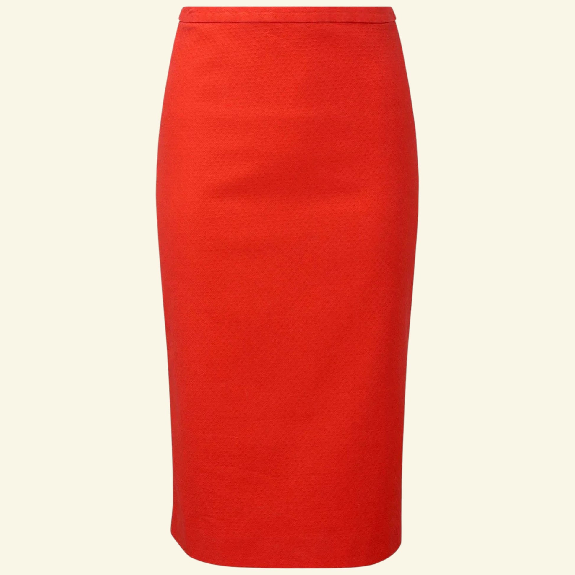 Pure Collection Tomato Red Belford Pencil Skirt UK 20 US 16 EU 48 - Timelessfashions