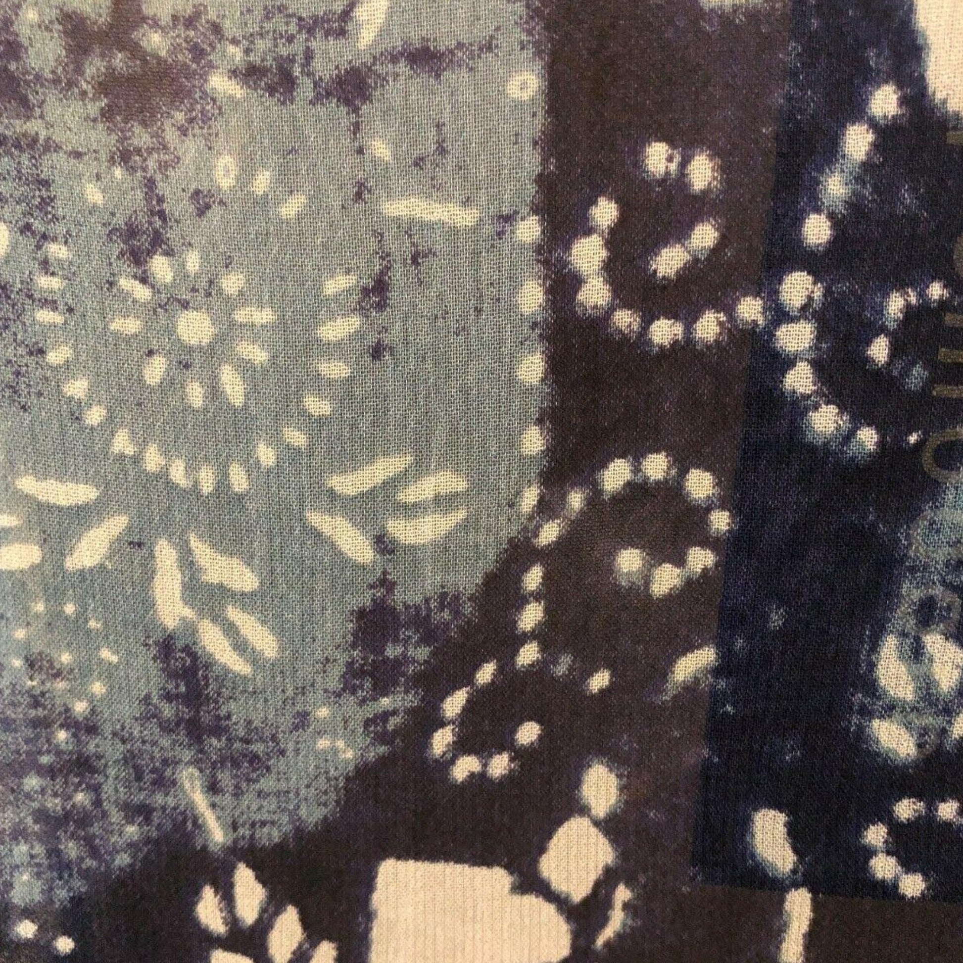 Pomodoro Indigo Chiffon Batik Duster Jacket UK 10 EU 38 US 6 - Timelessfashions