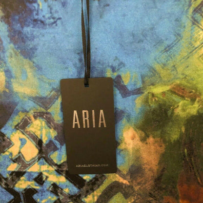 Aria Multicoloured 3/4 Sleeve Dress UK 10 US 6 EU 38 - Timelessfashions