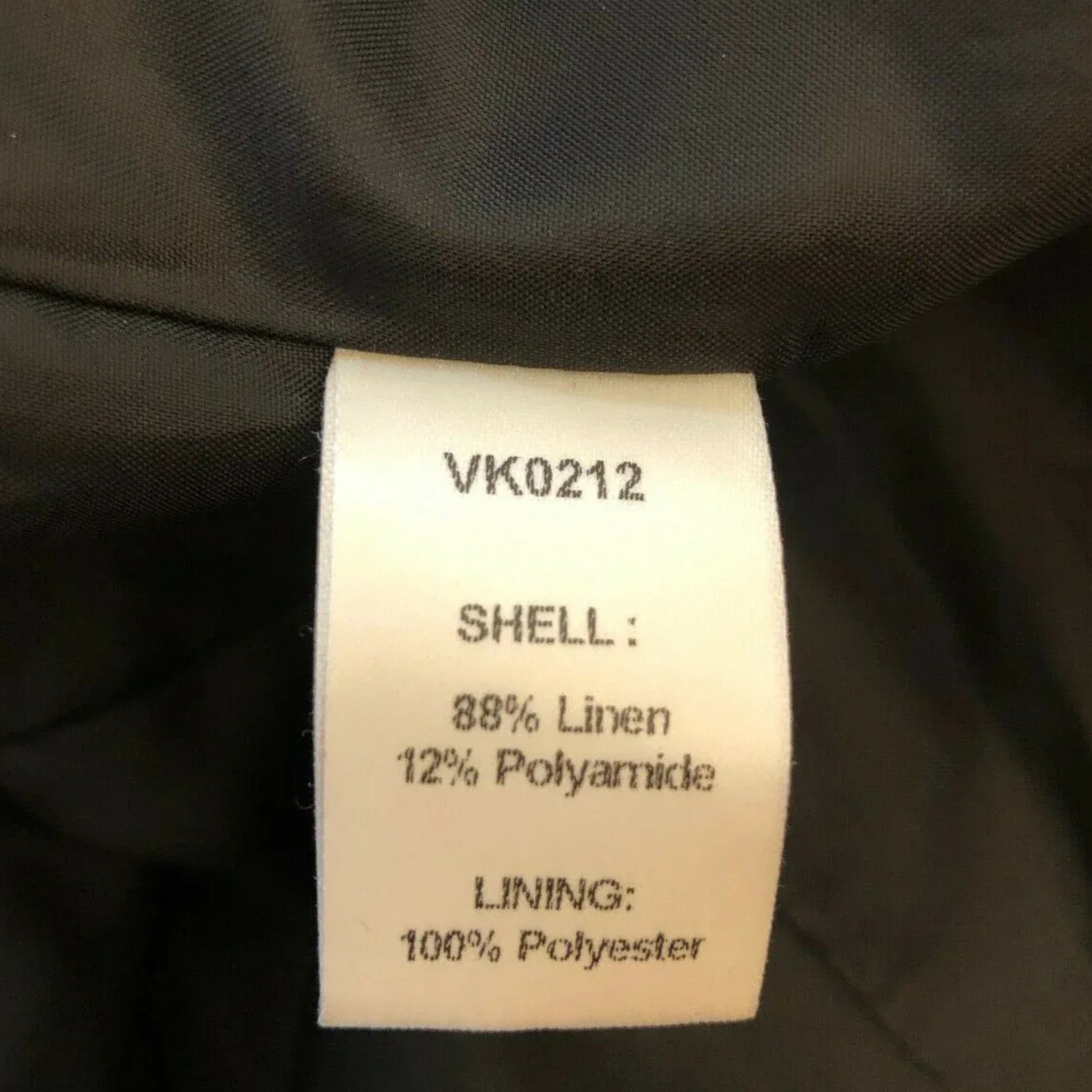 Viyella Mocha, Cream & Black Linen Mix Box Jacket UK 12 US 8 EU 40 - Timelessfashions