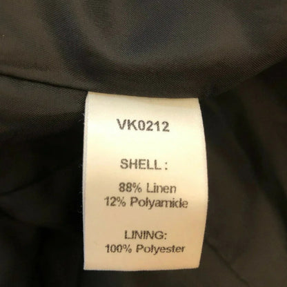 Viyella Mocha, Cream & Black Linen Mix Box Jacket UK 12 US 8 EU 40 - Timelessfashions