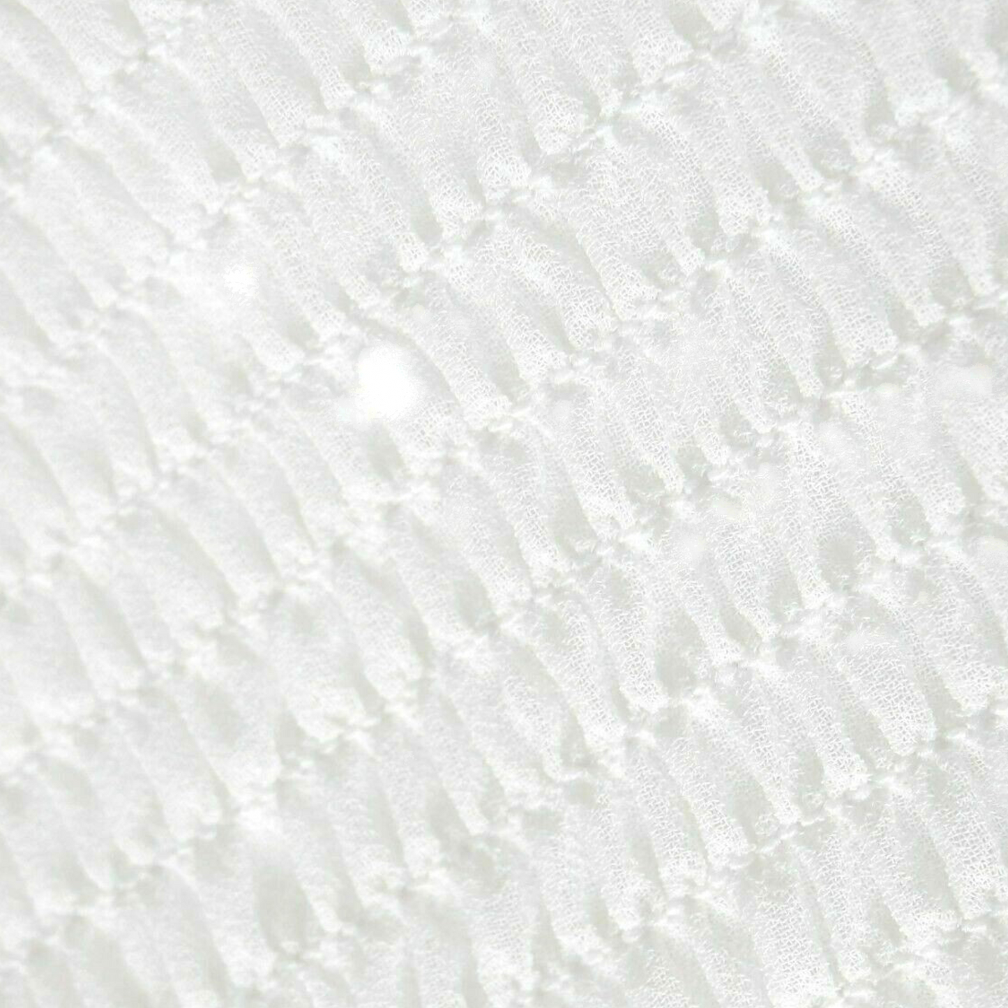Close-up of a textured white surface