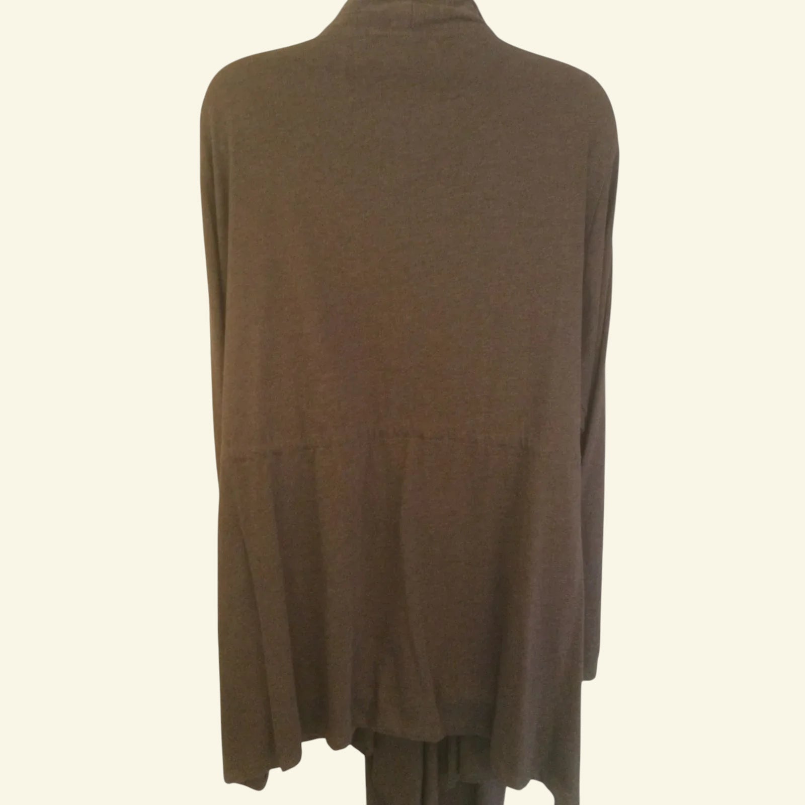 Taillissime La Redoute Creation Brown Long Cardigan UK 24/26 US 20/22 EU52/54 - Timelessfashions