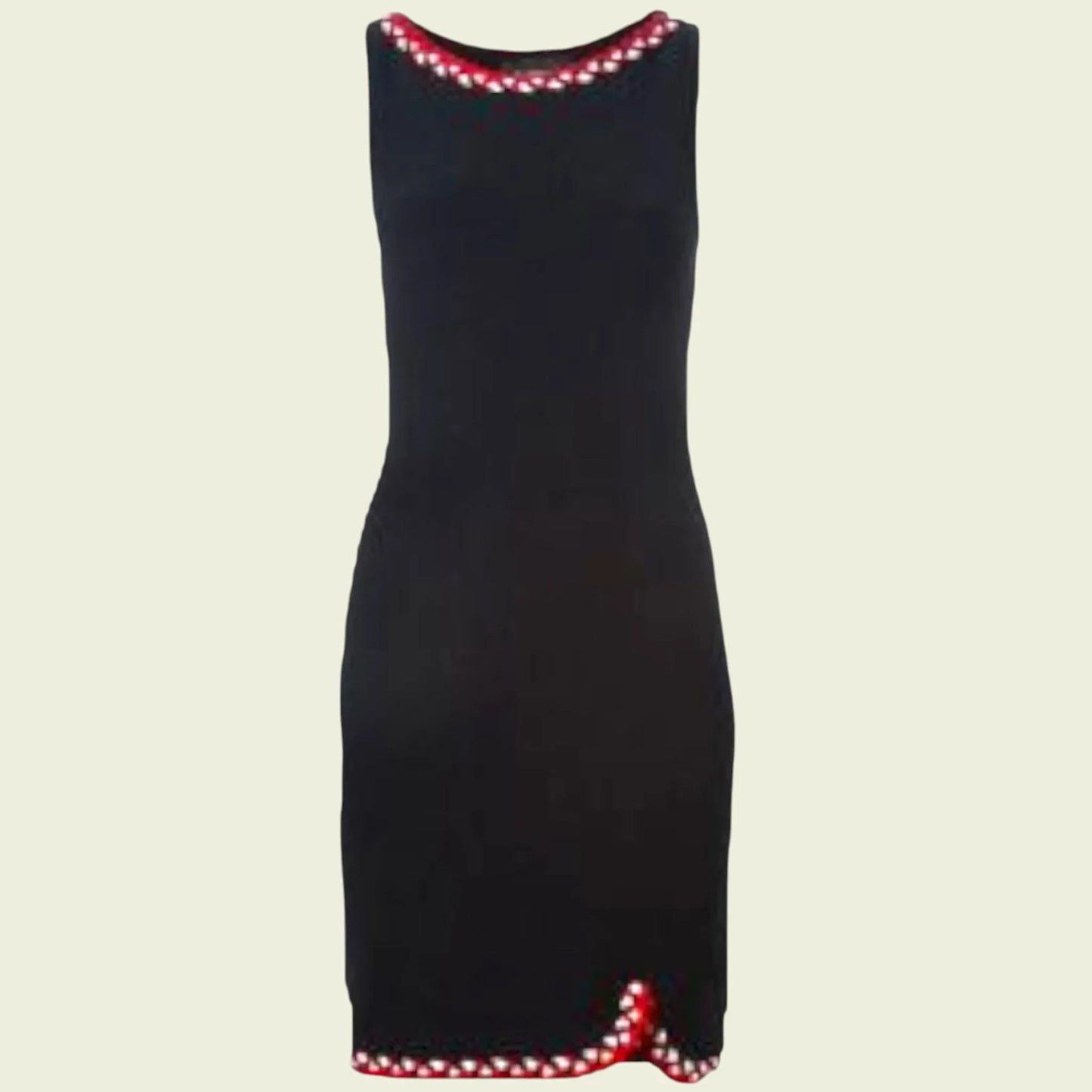 Boutique Moschino Black Pencil Dress UK 8 US 4 EU 36 IT 40 - Timelessfashions