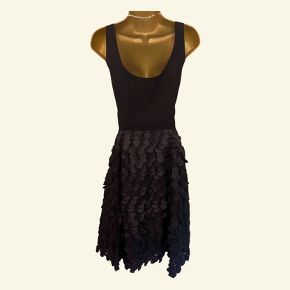 Phase Eight Black Fit & Flare Disc Detail Dress UK 12 US 8 EU 40 - Timelessfashions