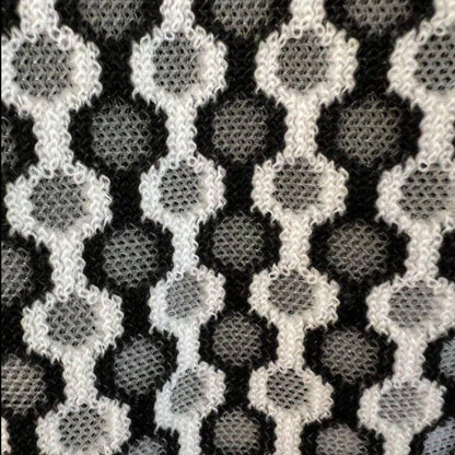 MSGM Milano Black & White Geometric Sleeveless Mini Dress IT 42 UK 10 US 6 EU 38 - Timelessfashions