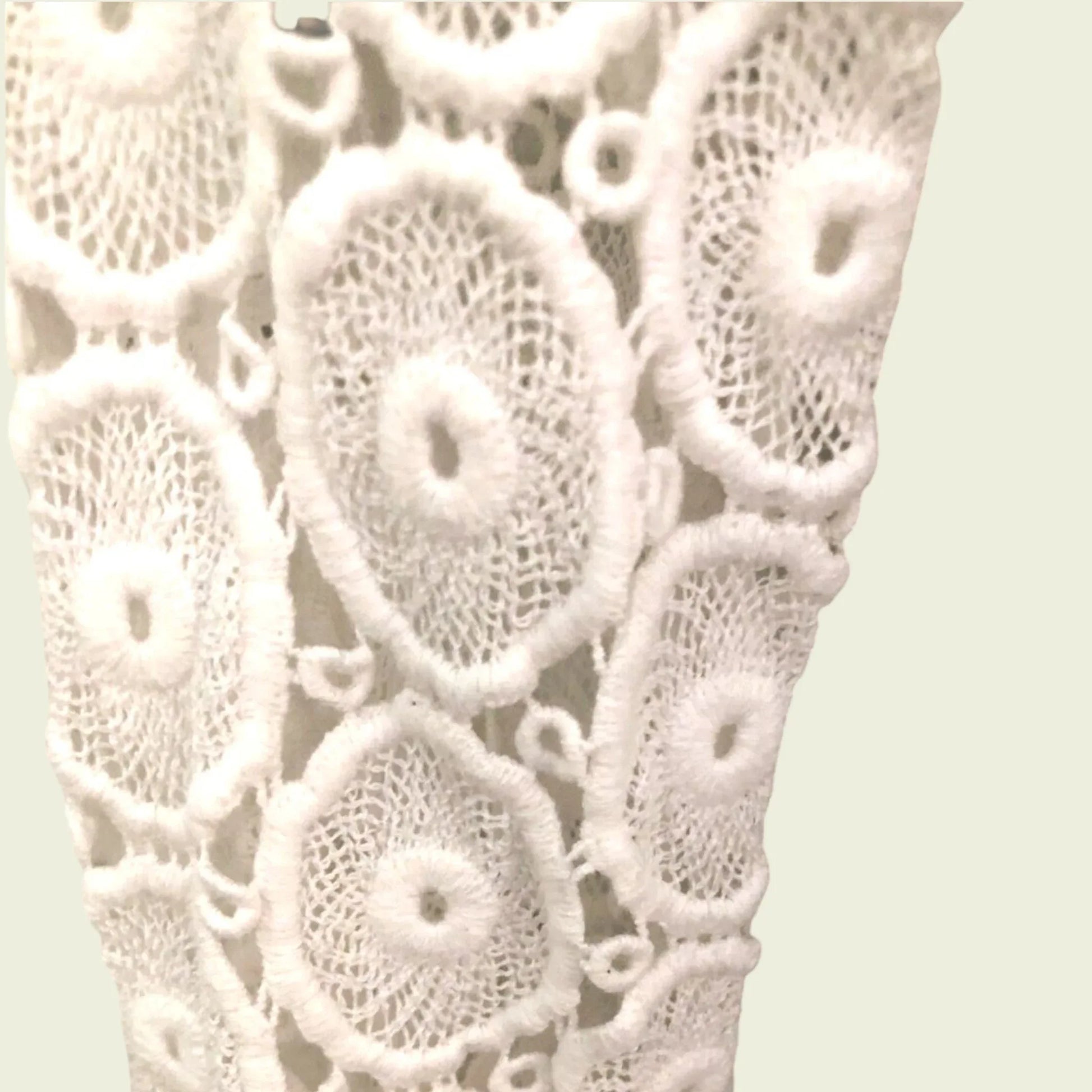 Philosophy White Ladies Lace Sleeve Dress UK 8 US 4 EU 36 - Timelessfashions