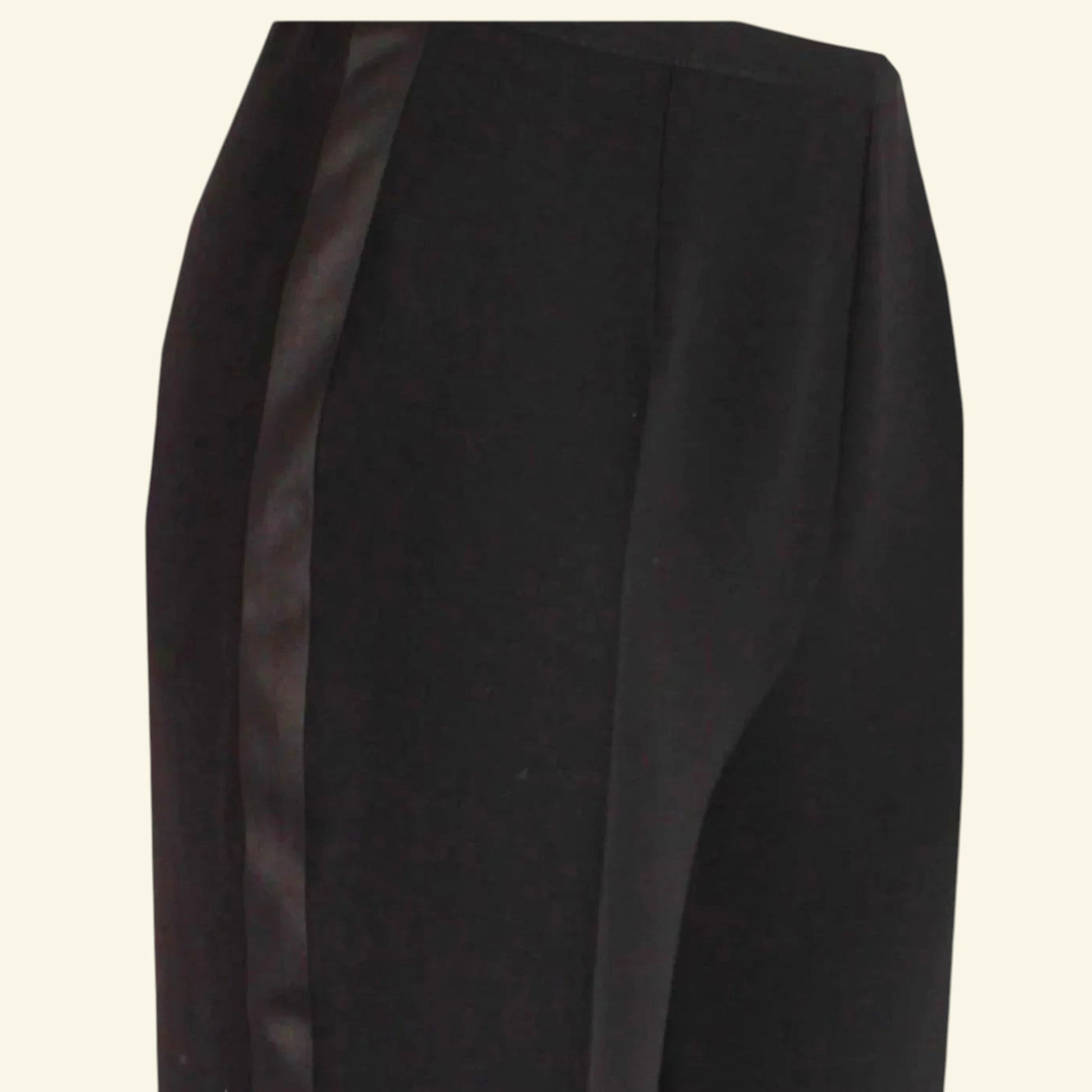 Michaela Louisa Black Tuxedo Evening Trousers UK 12 US 8 EU 40 - Timelessfashions
