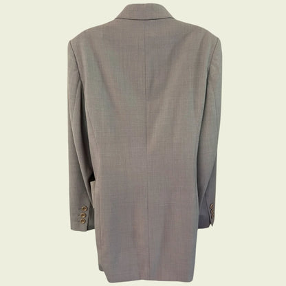 Gina B by Heidemann Vintage Dove Grey Virgin Wool Blend Jacket UK 16 US 12 EU 44 - Timelessfashions