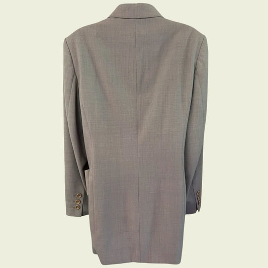 Gina B by Heidemann Vintage Dove Grey Virgin Wool Blend Jacket UK 16 US 12 EU 44 - Timelessfashions