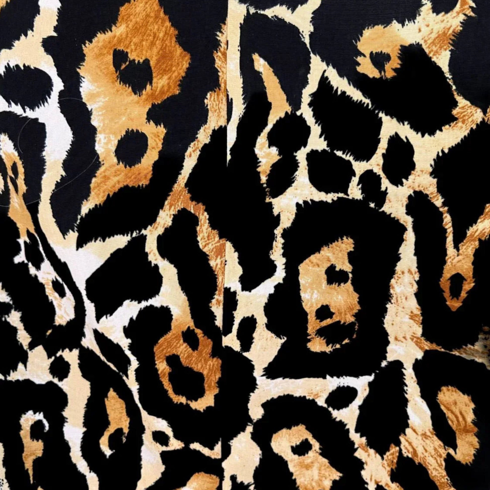 LIMITED EDITION Black Animal Print Open Jacket UK 10 US 6 EU 38 - Timelessfashions