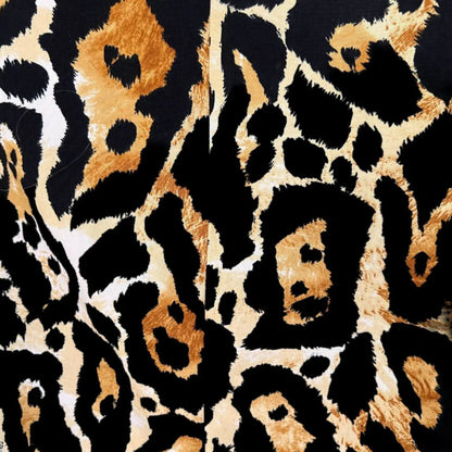 LIMITED EDITION Black Animal Print Open Jacket UK 10 US 6 EU 38 - Timelessfashions