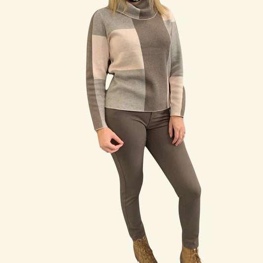 Marble Brown/Sable Fashions Slim Jeans UK 16 US 12 EU 44 - Timelessfashions