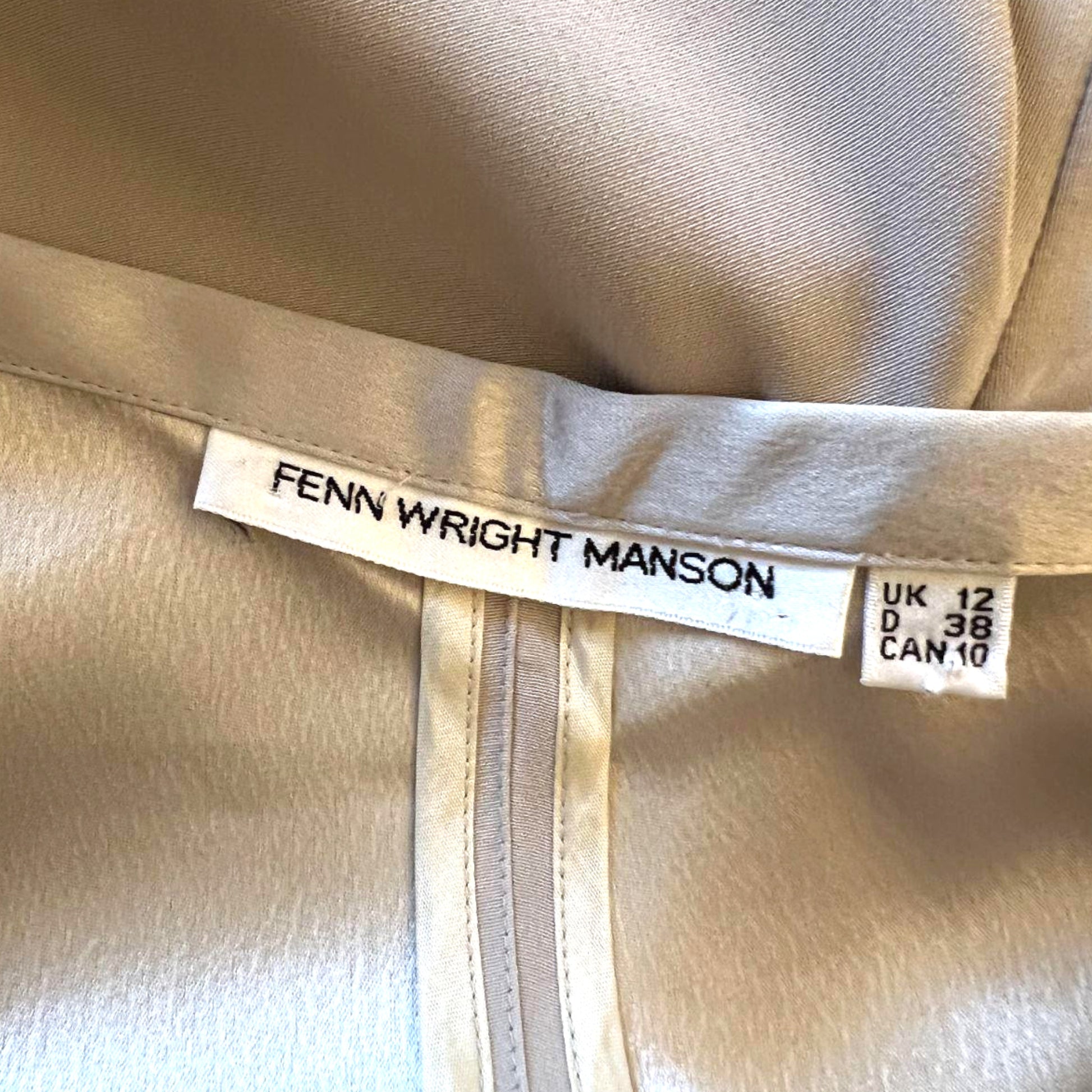 Fenn Wright Manson Wide Leg Silky Culottes, Taupe UK 10/12 US 6/8 EU 38/40 - Timelessfashions