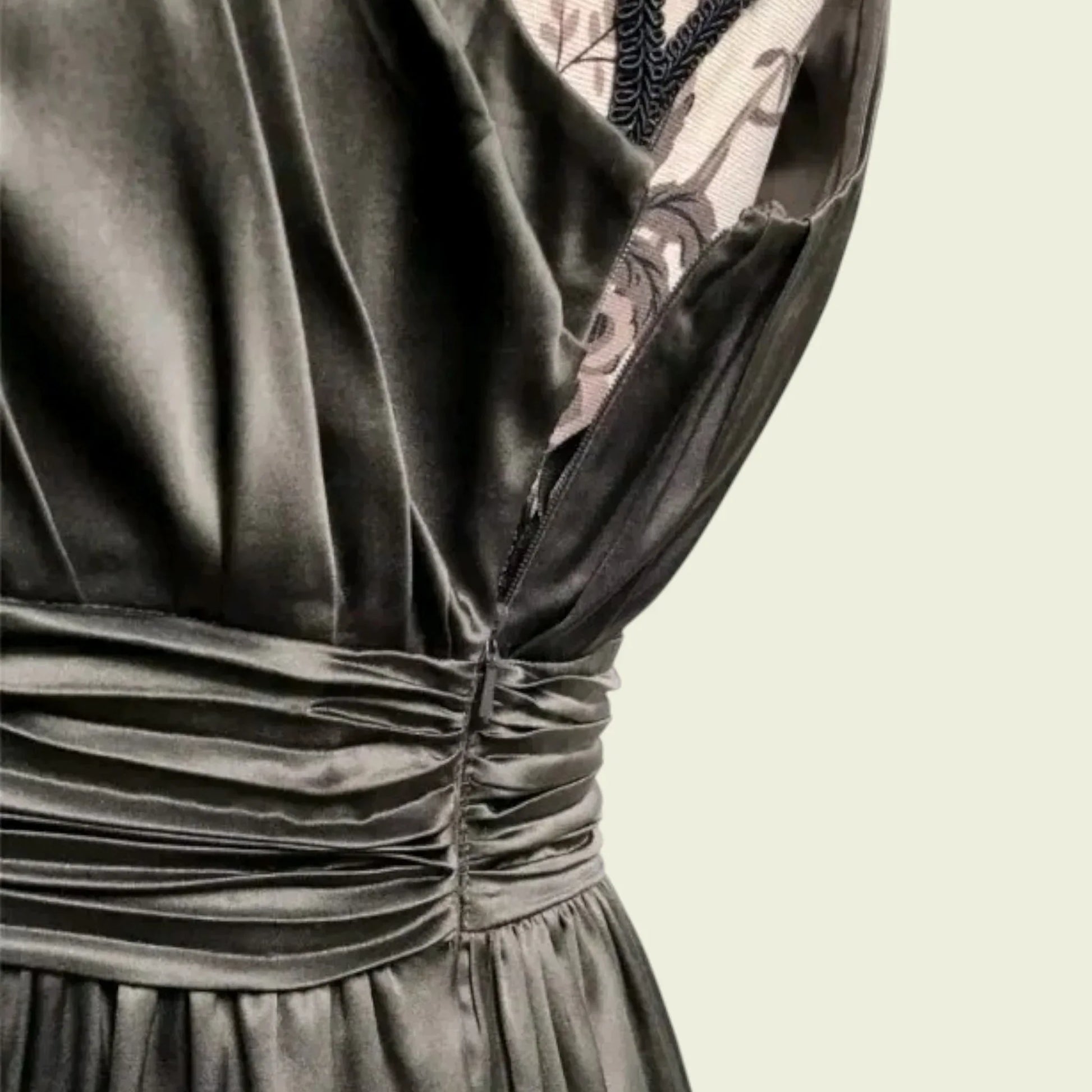 Donna Karan brown silk sleeveless dress UK 12 US 8 EU 40 - Timelessfashions