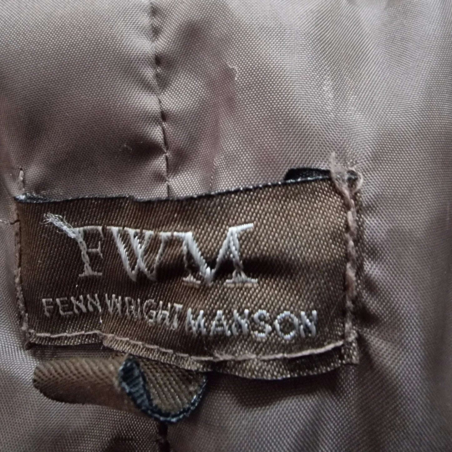 Fenn Wright Manson Ladies Brown Quilted Jacket UK 12 US 8 EU 40 - Timelessfashions