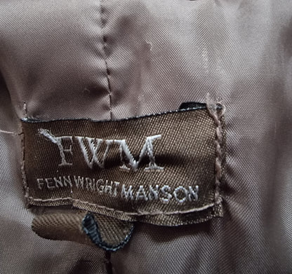 Fenn Wright Manson Ladies Brown Quilted Jacket UK 12 US 8 EU 40 Timeless Fashions
