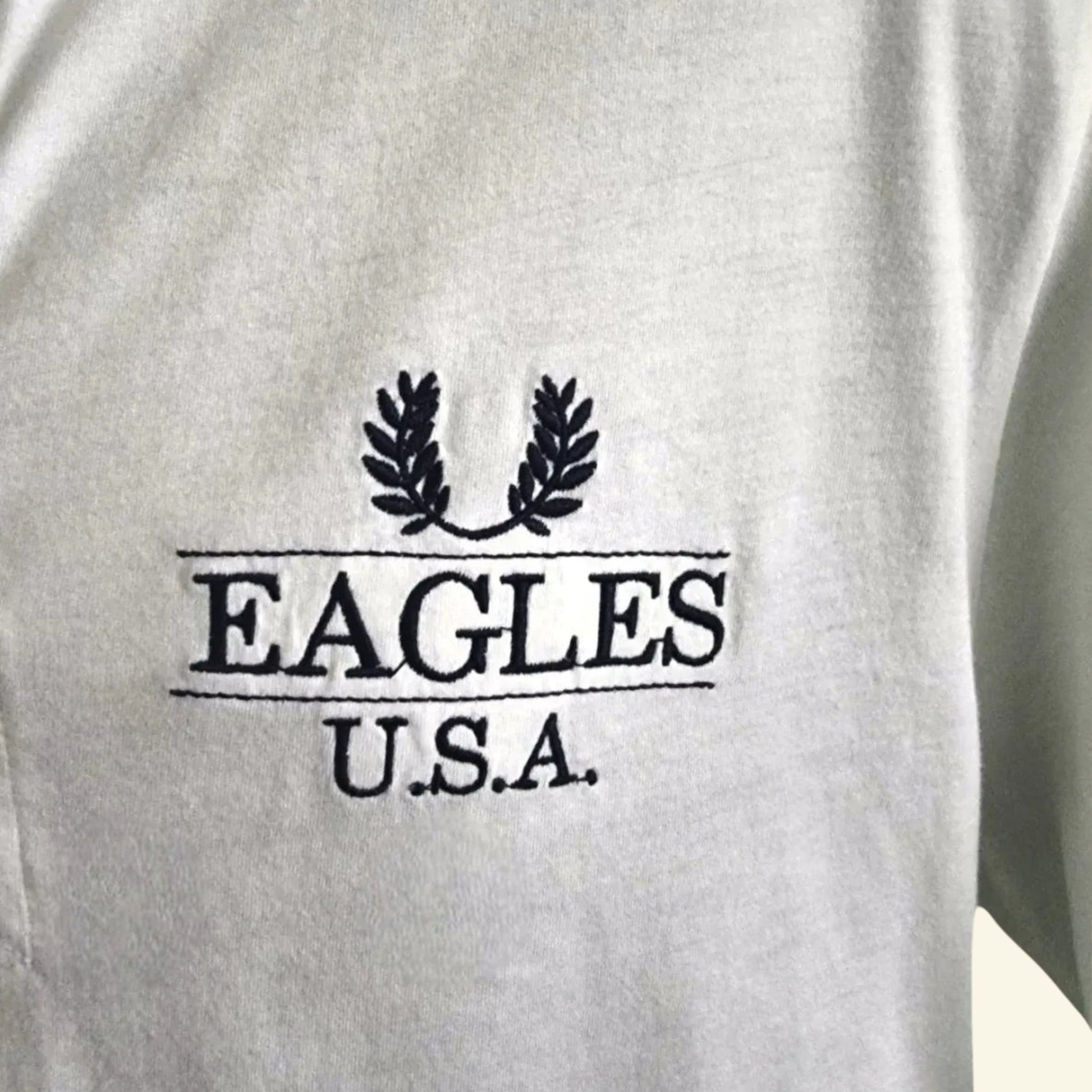 Canterbury Of New Zealand White Eagles Polo Shirt UK M - Timelessfashions