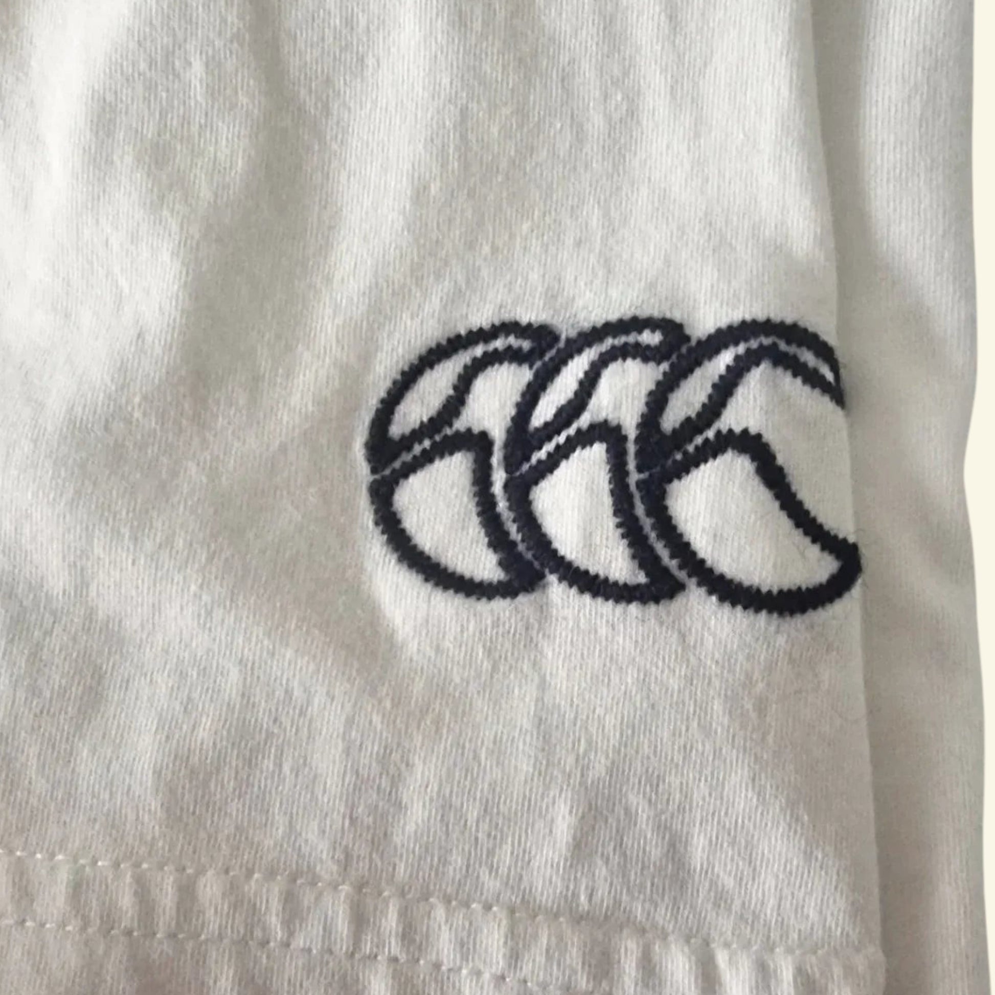 Canterbury Of New Zealand White Eagles Polo Shirt UK M - Timelessfashions