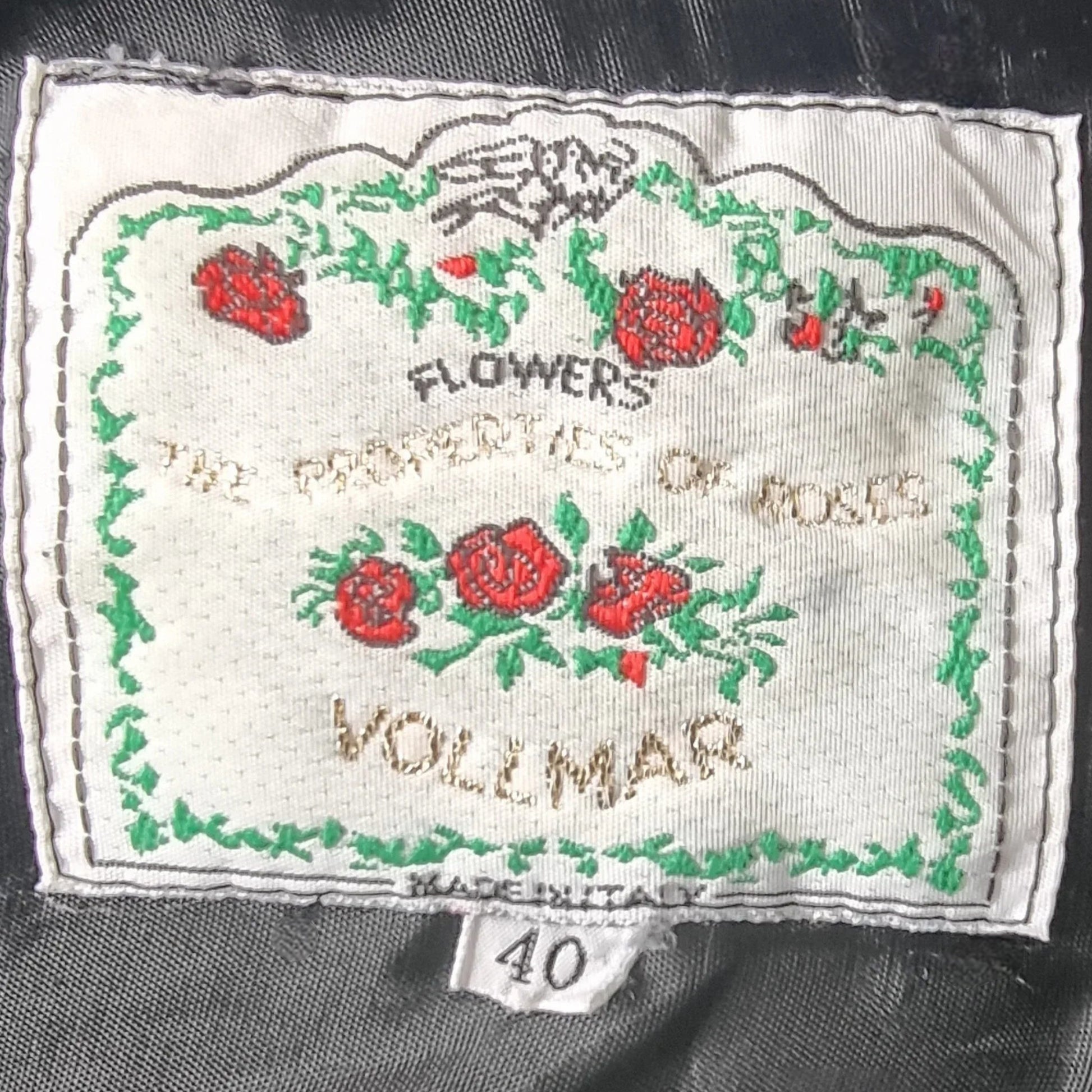 Vollmer Women's Grey Pure Wool Vintage Jacket UK 12 US 8 EU 40 IT 44 - Timelessfashions