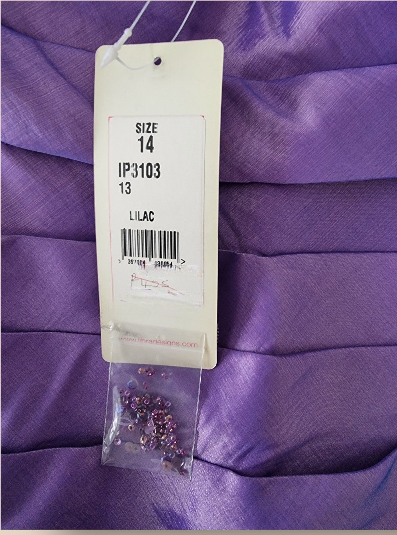 Libra Womens Lilac Embellished Dress & Bolero Jacket UK 14 US 10 EU 42 Timeless Fashions