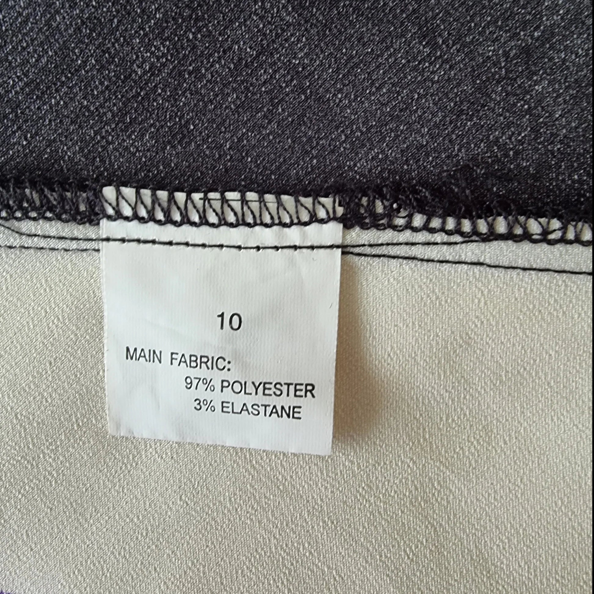 TFNC London, Women's Purple, Black & White Sequinned Top UK10 - Timelessfashions