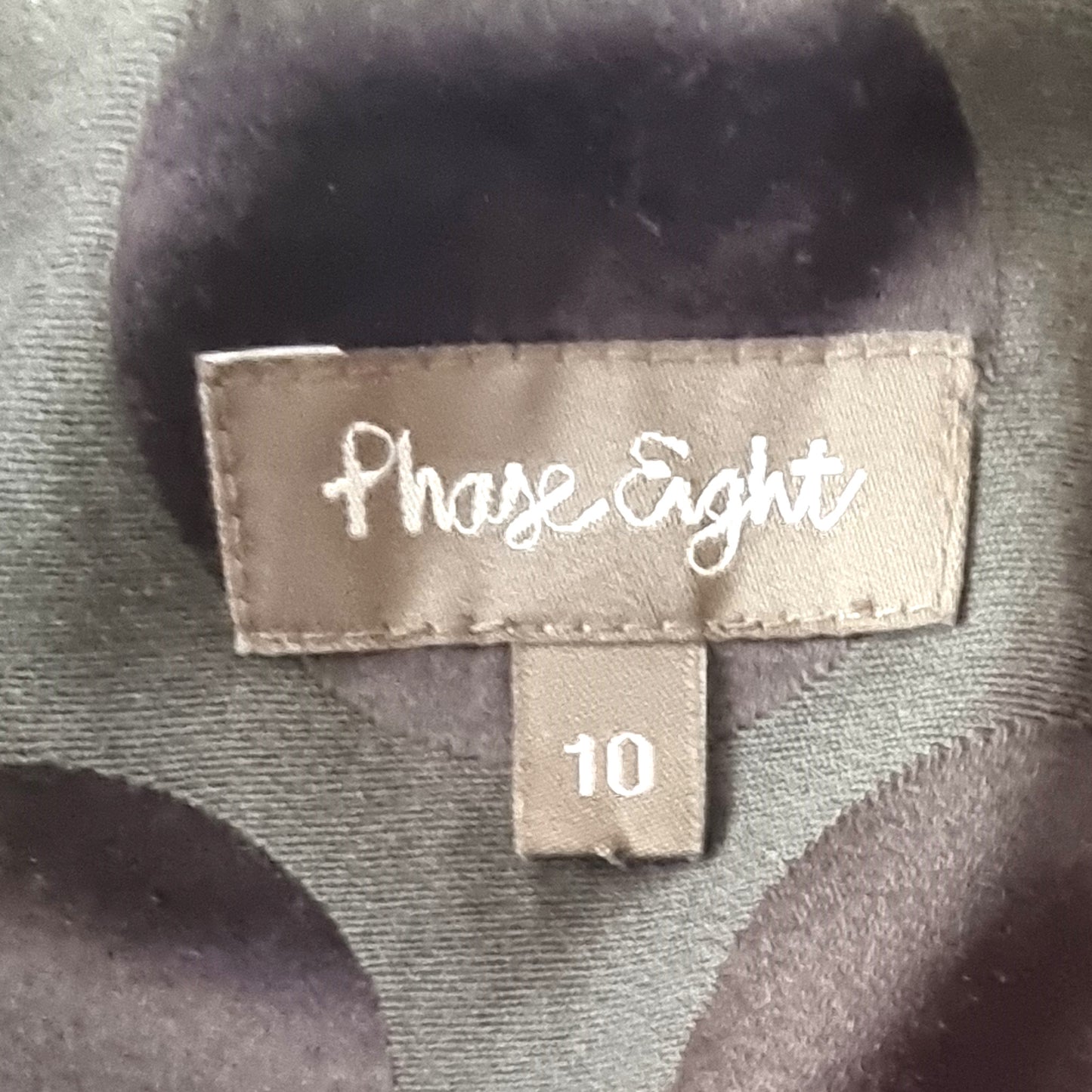 Phase Eight label on a garment with size 10