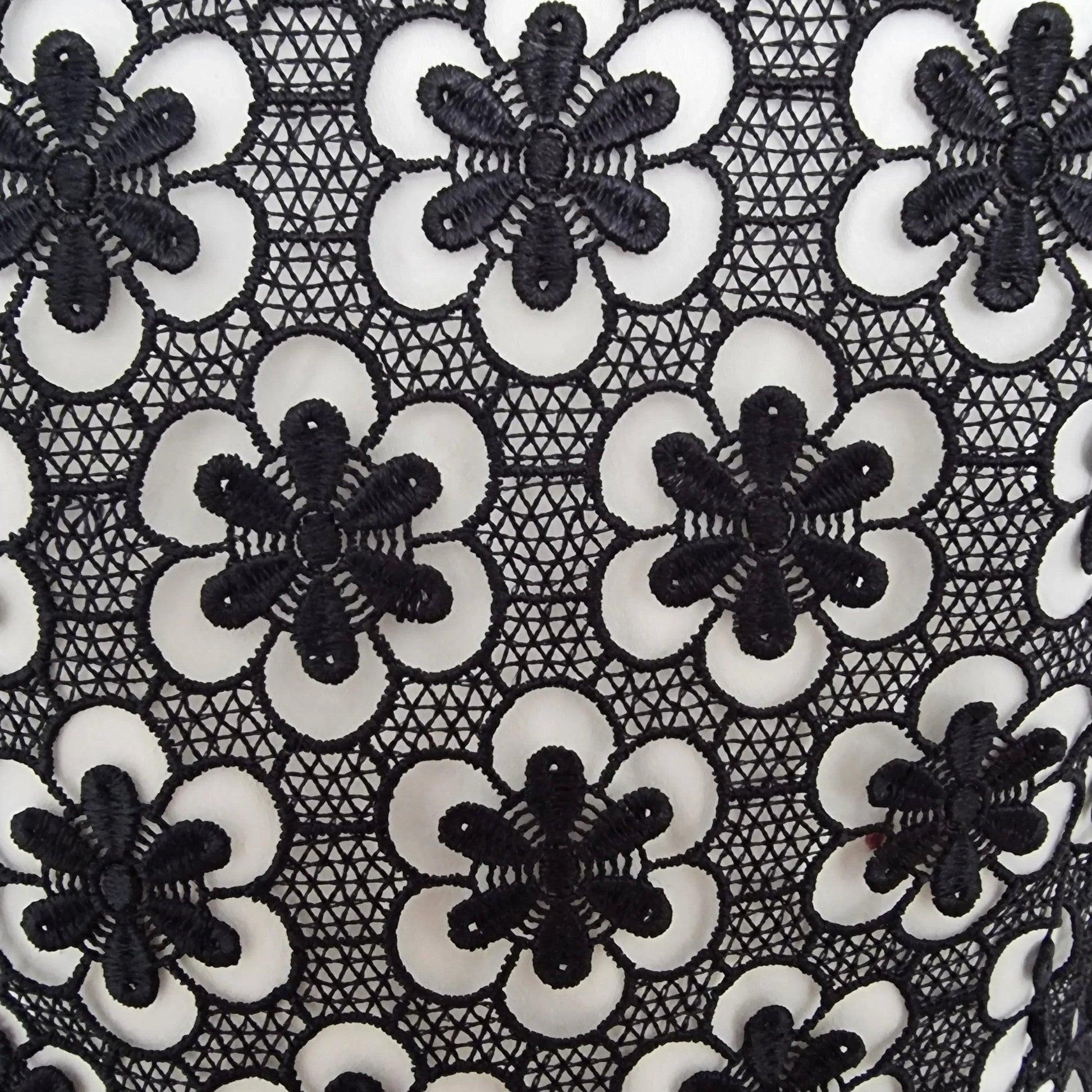 Hobbs Navy & White Lace Dress UK 12 US 8 EU 40 - Timelessfashions