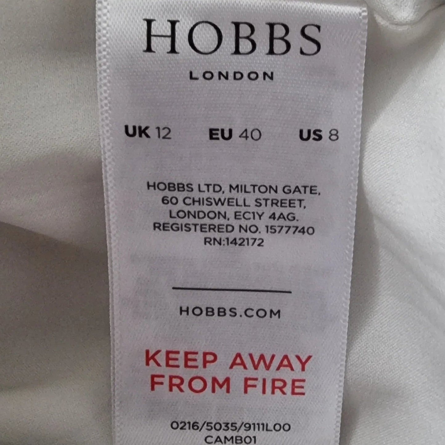 Hobbs Navy & White Lace Dress UK 12 US 8 EU 40 - Timelessfashions