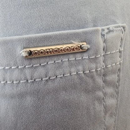 Pomodoro Blue Denim, Stretch Straight Leg Jeans UK 18 US 14 EU 48 - Timelessfashions