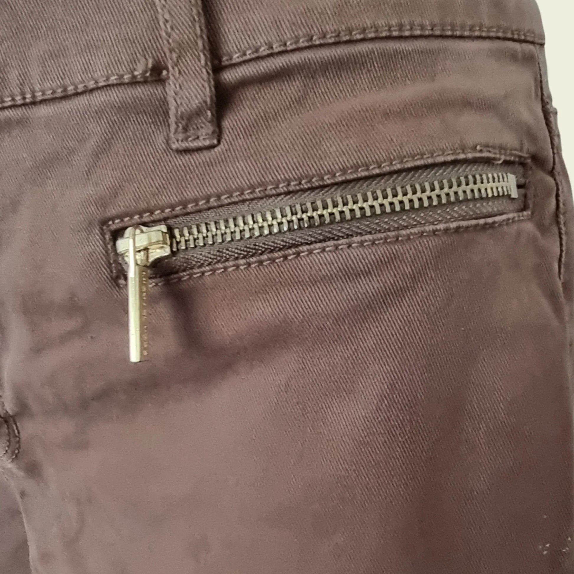 Michael Kors Women's Brown Denim Skinny Jeans. UK 10 US 6 EU 38 - Timelessfashions