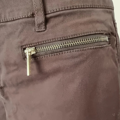 Michael Kors Women's Brown Denim Skinny Jeans. UK 10 US 6 EU 38 - Timelessfashions