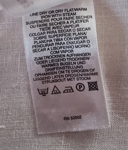 Liz Claiborne White Sleeveless Linen Blouse UK 14 US 10 EU 42 Timeless Fashions