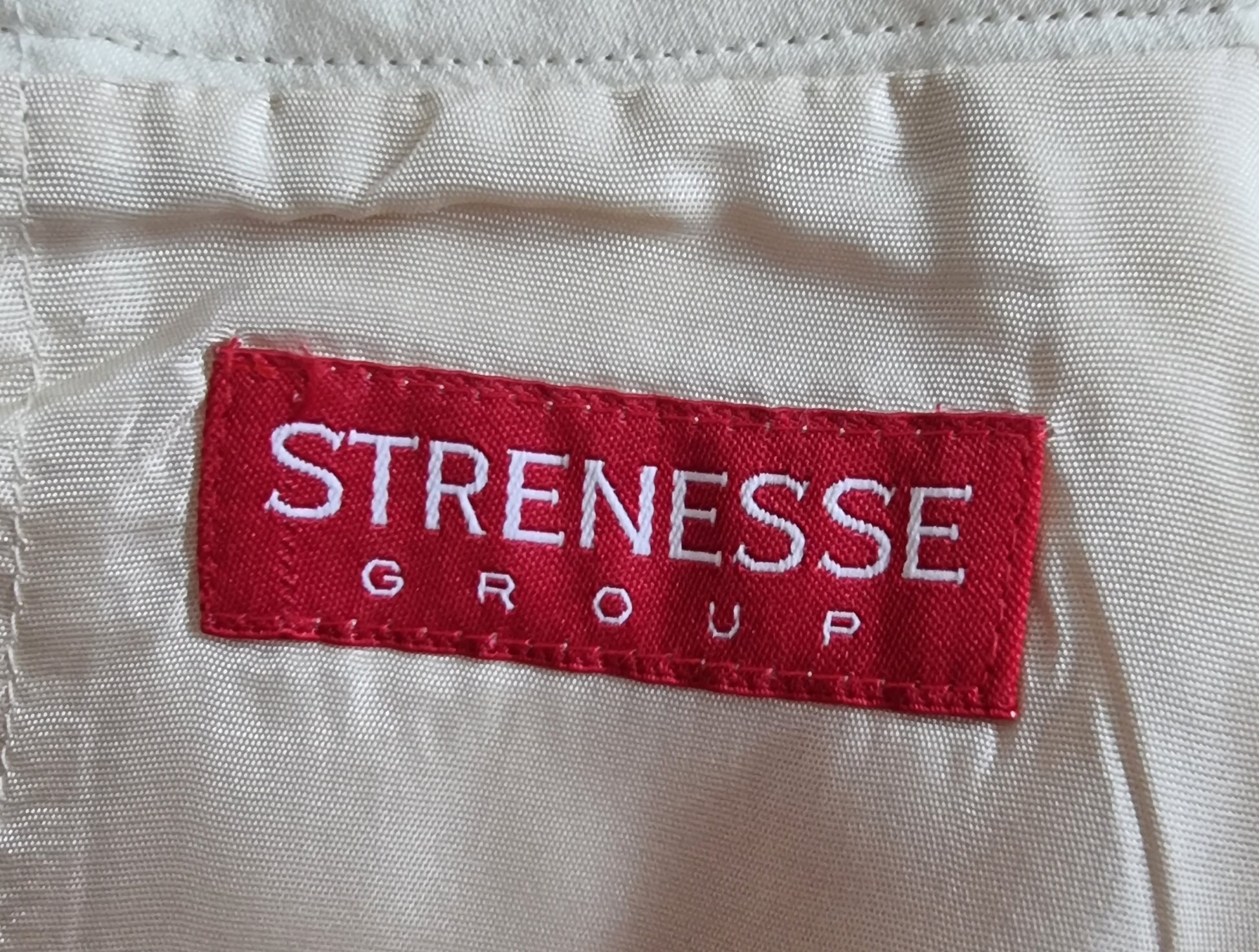 Strenesse Group Cream Lined Pencil Skirt UK 14 US 10 EU 42 Timeless Fashions