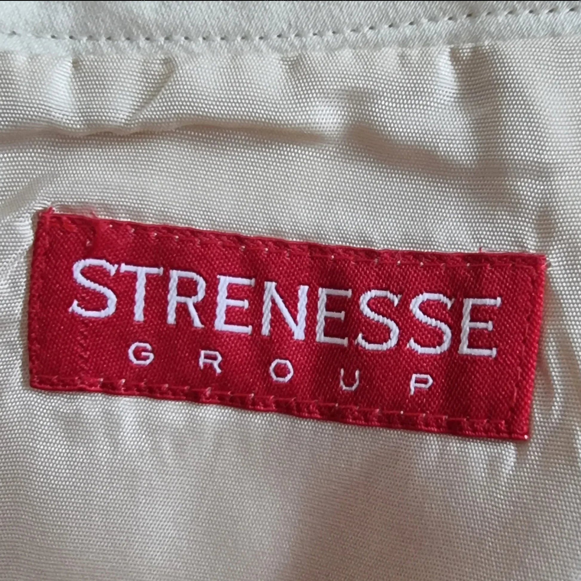 Strenesse Group Cream Lined Pencil Skirt UK 14 US 10 EU 42 - Timelessfashions