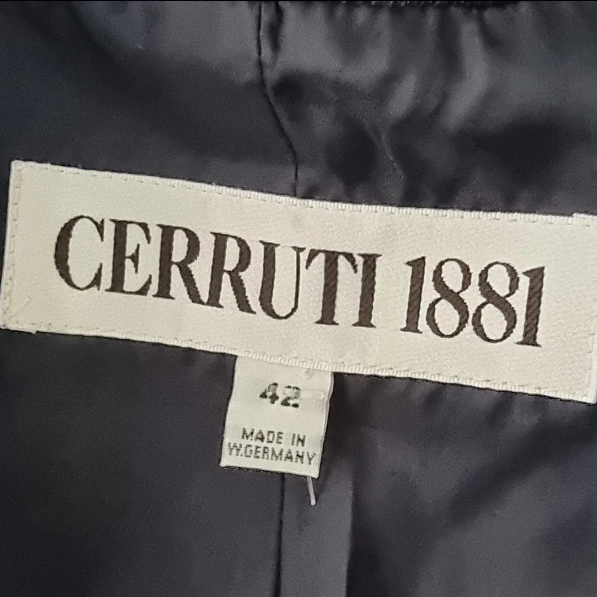 Cerruti 1881 Women's Blue Wool Jacket UK 18 US 14 EU 46 - Timelessfashions