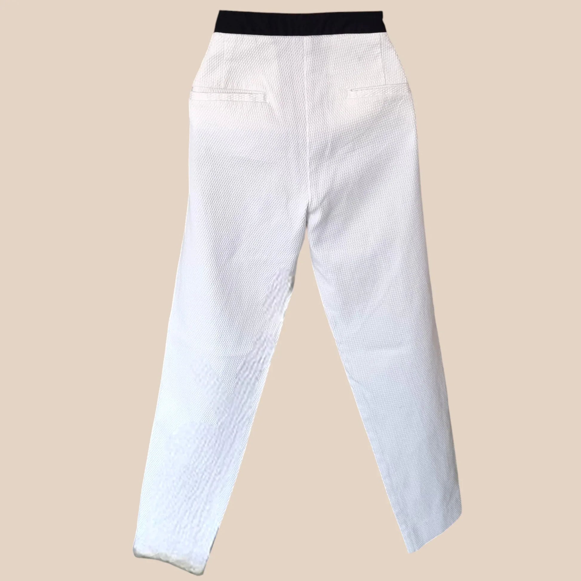 Marina Yachting White Women's Stretch Chino Trousers UK 10 US 6 EU 38 - Timelessfashions