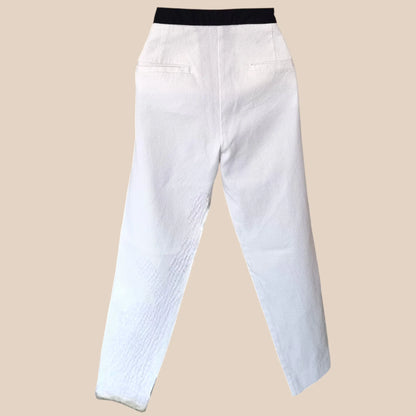 Marina Yachting White Women's Stretch Chino Trousers UK 10 US 6 EU 38 - Timelessfashions