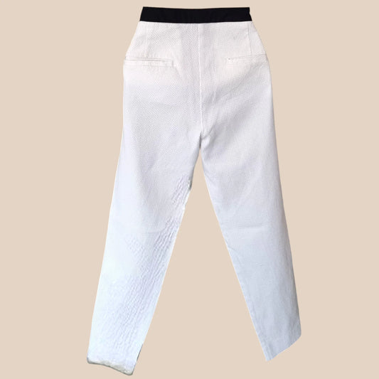 Marina Yachting White Women's Stretch Chino Trousers UK 10 US 6 EU 38 - Timelessfashions