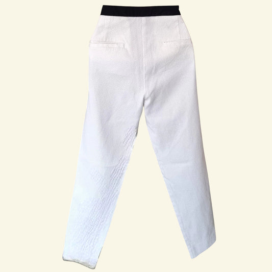 Marina Yachting White Women's Stretch Chino Trousers UK 10 US 6 EU 38 - Timelessfashions
