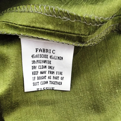 Monsoon Olive Green Women's Slim Fit Trousers UK 12 US 8 EU 40 - Timelessfashions