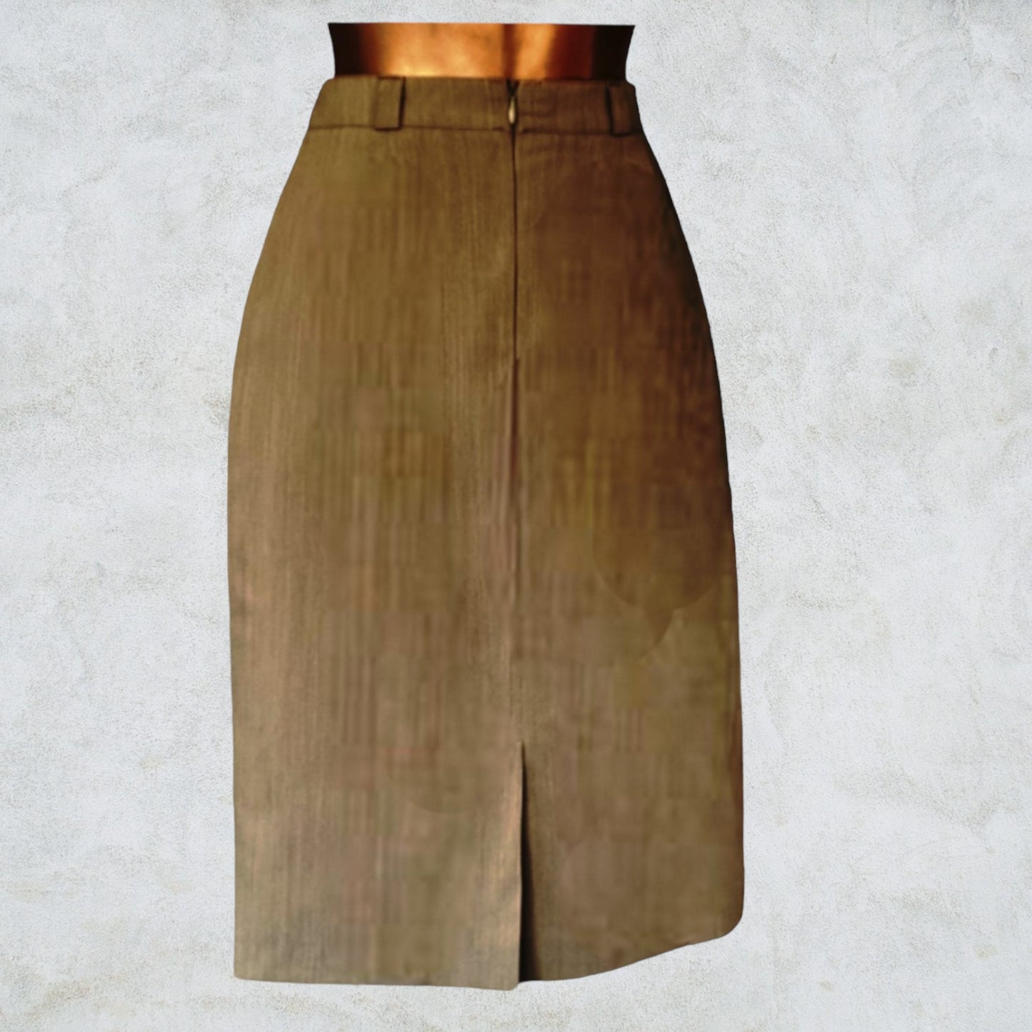 Gina B by Heidemann Sage Green Stretch Pencil Skirt UK 10 US 6 EU 38 Timeless Fashions