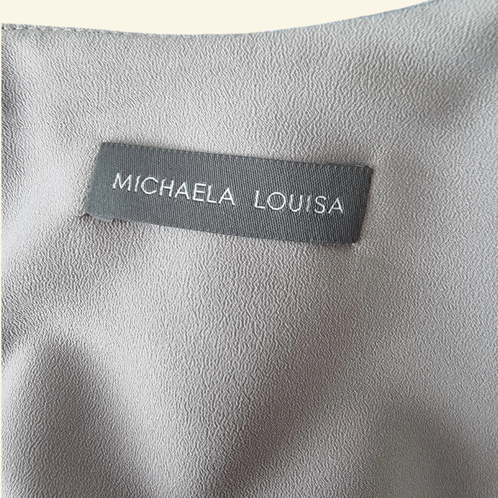 Michaela Louisa Grey, Multicolour Sleeveless Floral Print Shift Dress UK 12 US 8 EU 40 - Timelessfashions