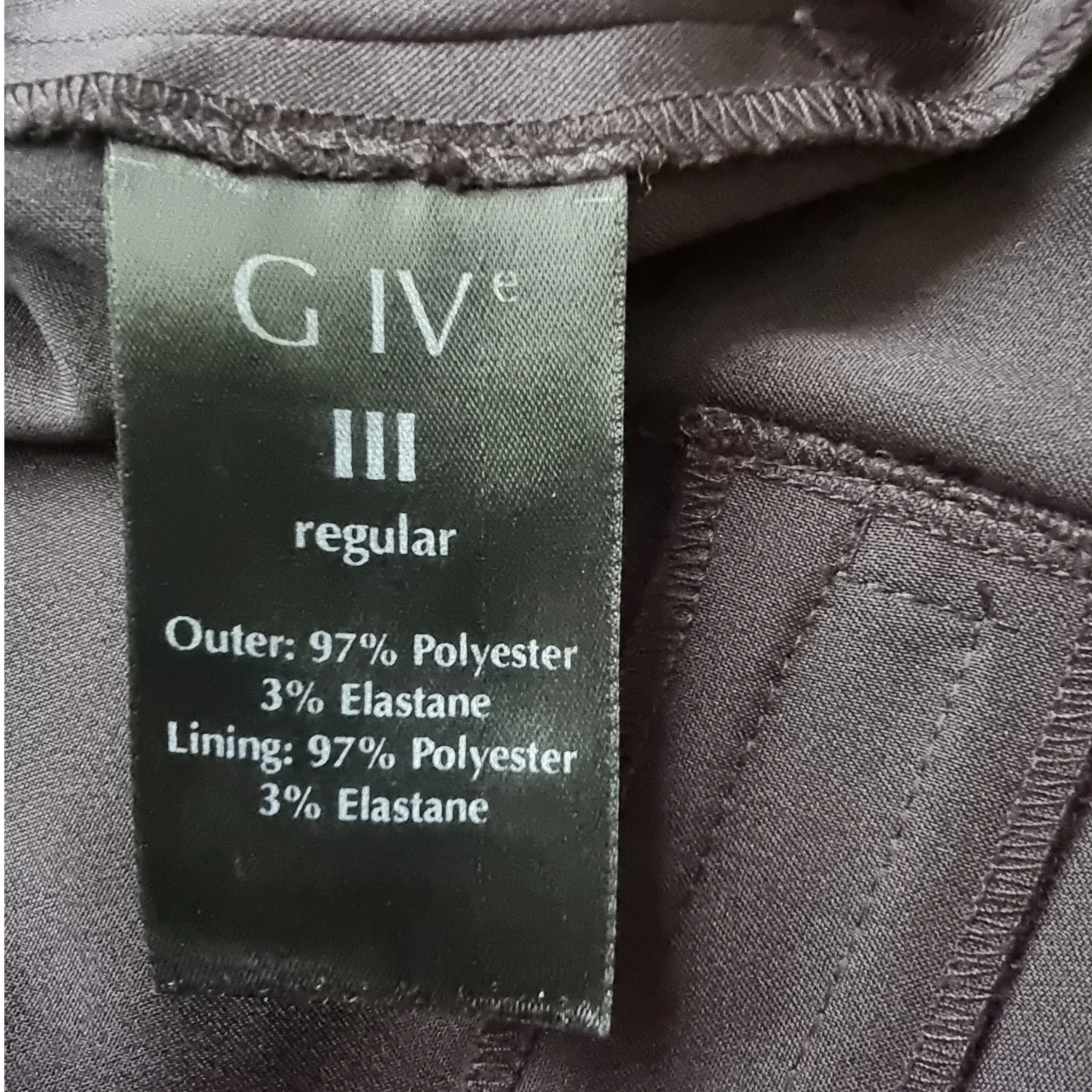 GIVe Women's Vintage Black Satin Trousers UK 14 US 10 EU 42 - Timelessfashions