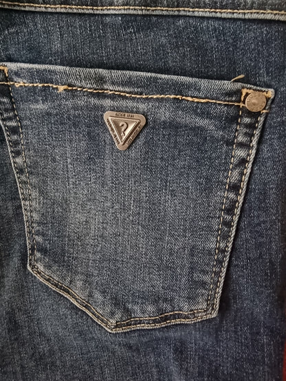 Guess Los Angeles Low Rise Studded Denim Stretch Jeans UK 10 US 6 EU 38 IT 42 Timeless Fashions