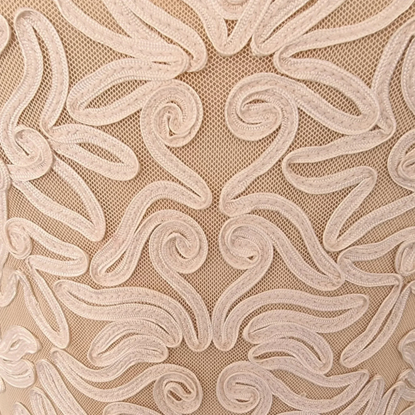 Phase Eight Womens Cream Tapework Lace Dress UK 12 US 8 EU 40 - Timelessfashions