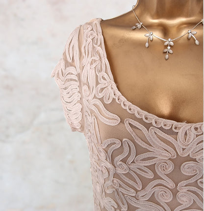 Phase Eight Womens Cream Tapework Lace Dress UK 12 US 8 EU 40 Timeless Fashions