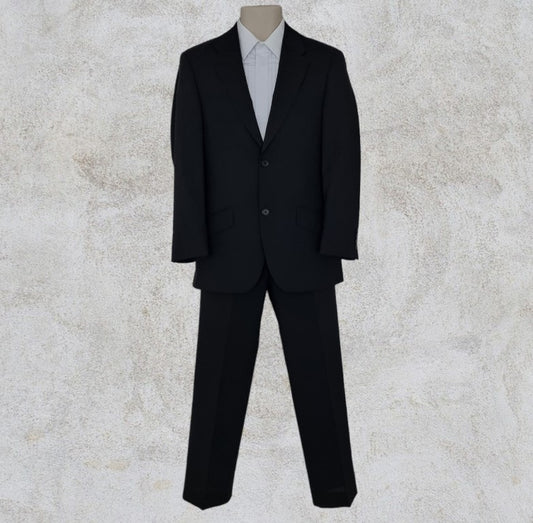 Moss Bros Men’s Black Tailored Fit Dress Suit Size S Timeless Fashions