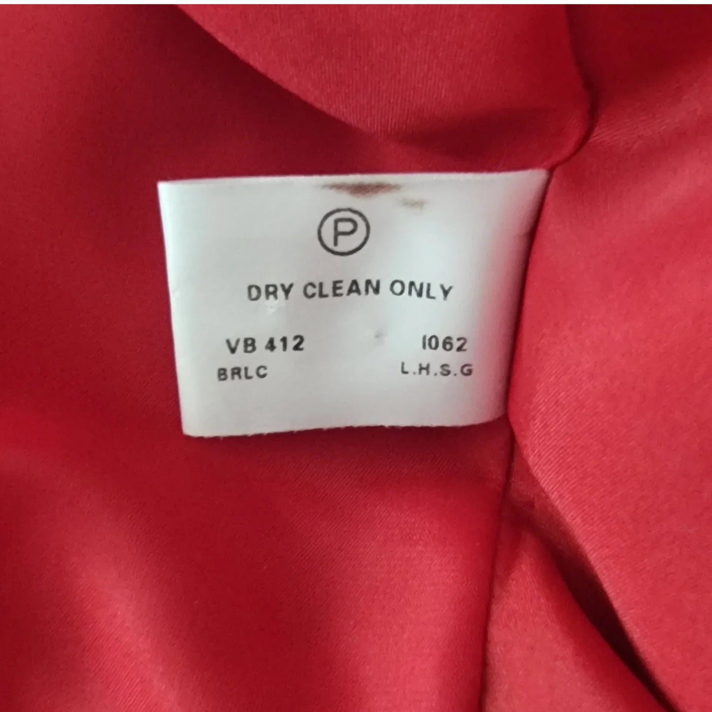 Essentials Womens Red Fitted Lined Jacket UK 12 - Timelessfashions
